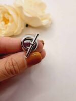 Bague Grandeur en Acier Inoxydable Argenté – Image 8