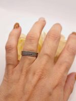 Ensemble "Amel" : 4 Bagues Séparables en Acier Inoxydable Argenté – Image 2