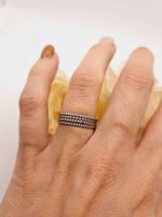 Ensemble "Amel" : 4 Bagues Séparables en Acier Inoxydable Argenté