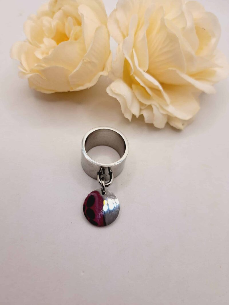 Bague "Julie" en Acier Inoxydable Argenté – Image 7