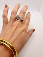 Bague "Fanny" Punk en Argent 925 avec Zirconium Blanc – Image 8