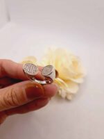 Bague "Fanny" Punk en Argent 925 avec Zirconium Blanc – Image 5