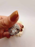 Bague "Sisi" en Plaqué Argent 925 avec Zirconium Blanc – Image 7