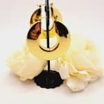 Créoles "Izis" en Acier Inoxydable Doré - Diamètre 4cm