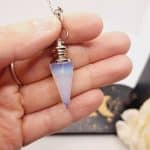 Pendule Opale blanche