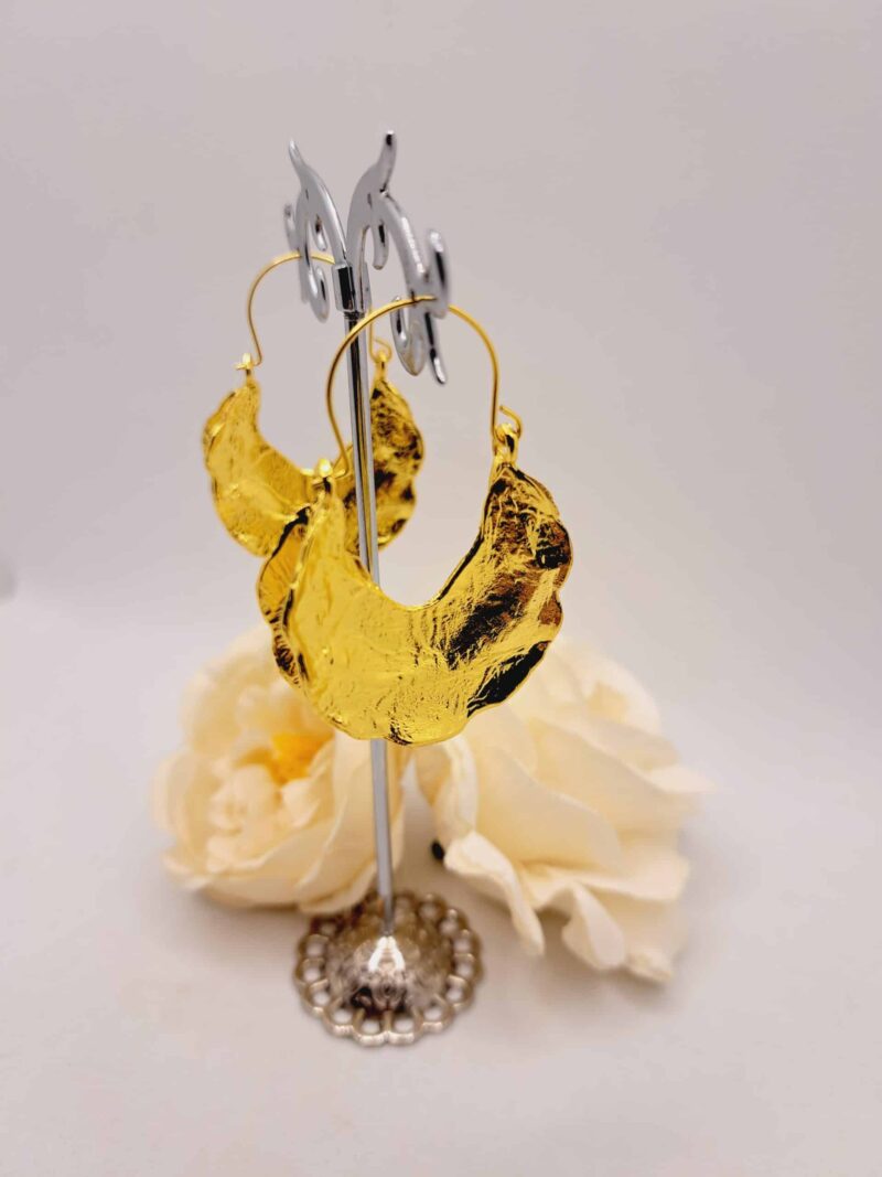 Créole "Mariah" - Élégance et Style, 5cm x 3cm – Image 3