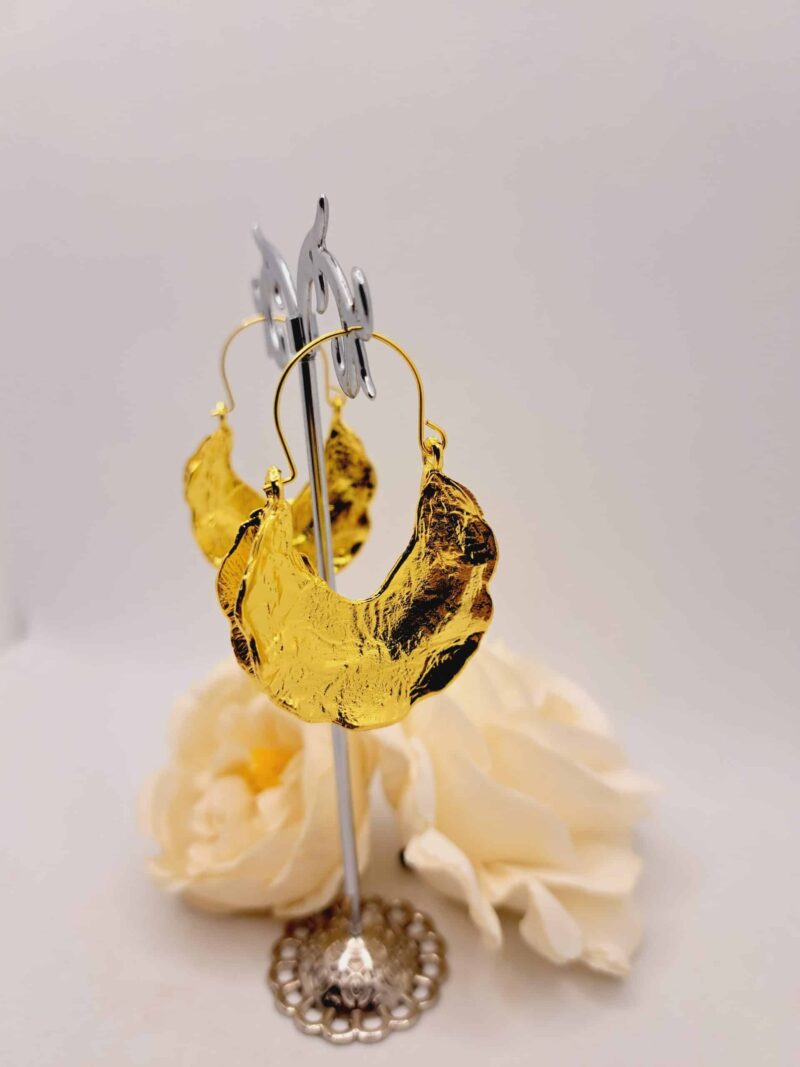 Créole "Mariah" - Élégance et Style, 5cm x 3cm – Image 6