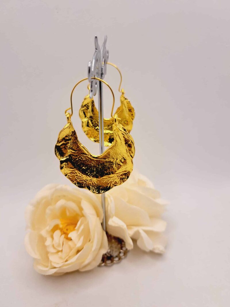 Créole "Mariah" - Élégance et Style, 5cm x 3cm – Image 7