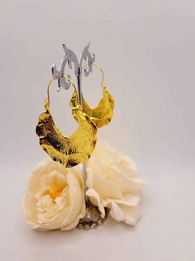 Créole "Mariah" - Élégance et Style, 5cm x 3cm – Image 8