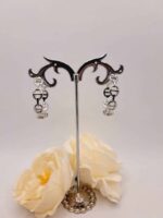 Créole "Rosie" en Plaqué Argent 925 - 4cm de diamètre – Image 3