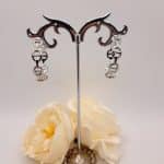 Créole "Rosie" en Plaqué Argent 925 - 4cm de diamètre