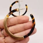 Créoles "Lily-Rose" - Charme Artisanal de 6cm