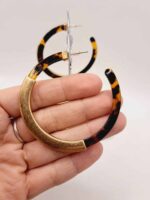 Créoles "Lily-Rose" - Charme Artisanal de 6cm – Image 6