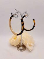 Créoles "Lily-Rose" - Charme Artisanal de 6cm – Image 4