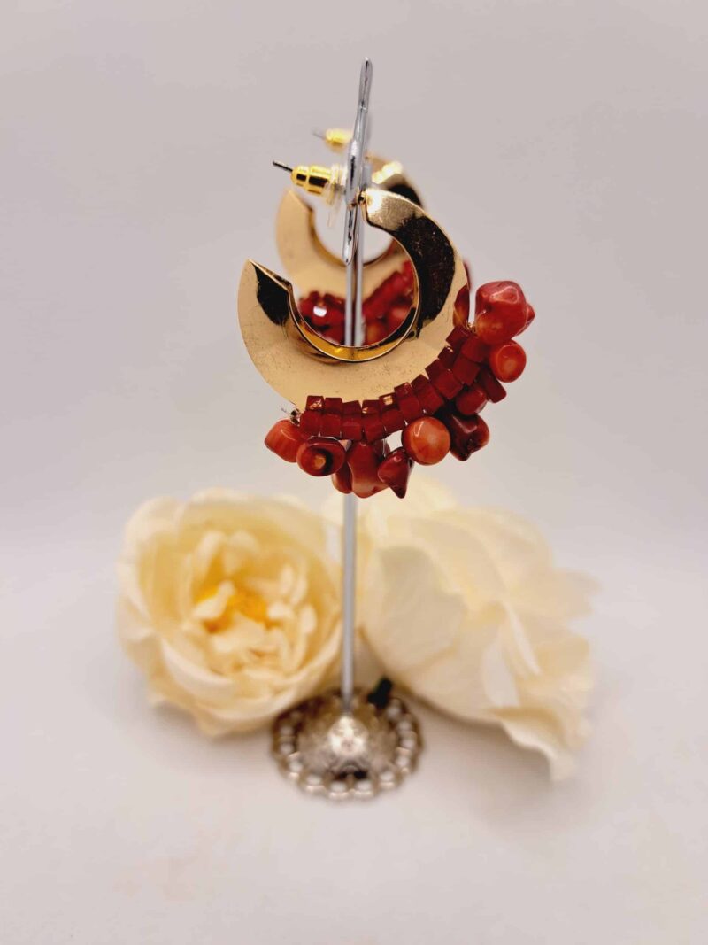 Créole Sarah : Élégance envoûtante, diamètre 3cm, une touche de sophistication – Image 6