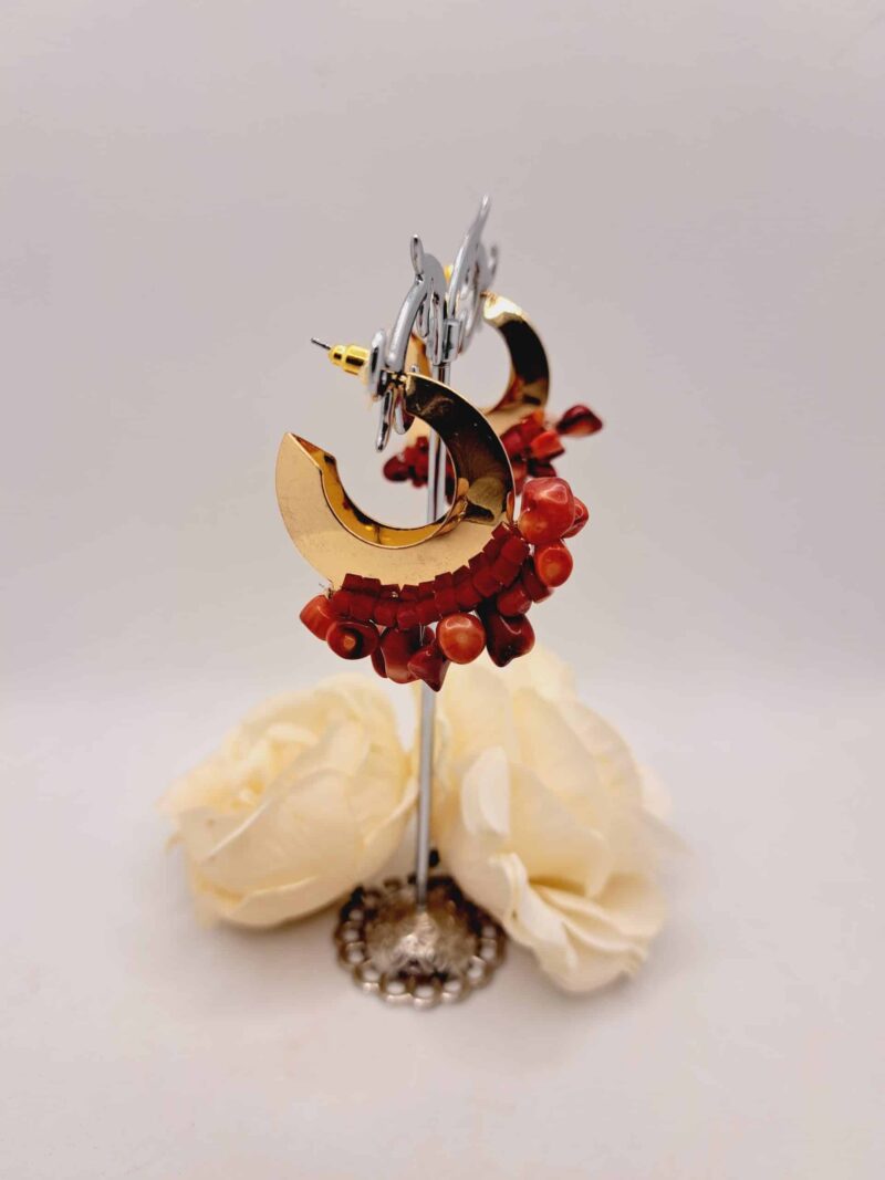 Créole Sarah : Élégance envoûtante, diamètre 3cm, une touche de sophistication – Image 9