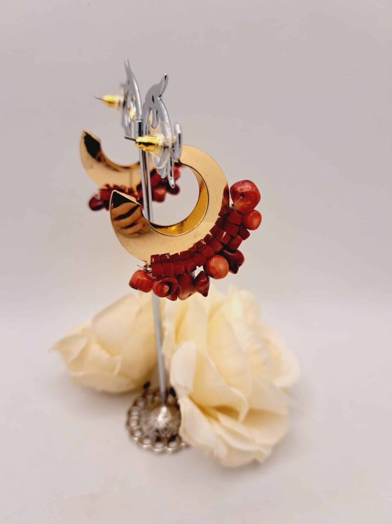 Créole Sarah : Élégance envoûtante, diamètre 3cm, une touche de sophistication – Image 7