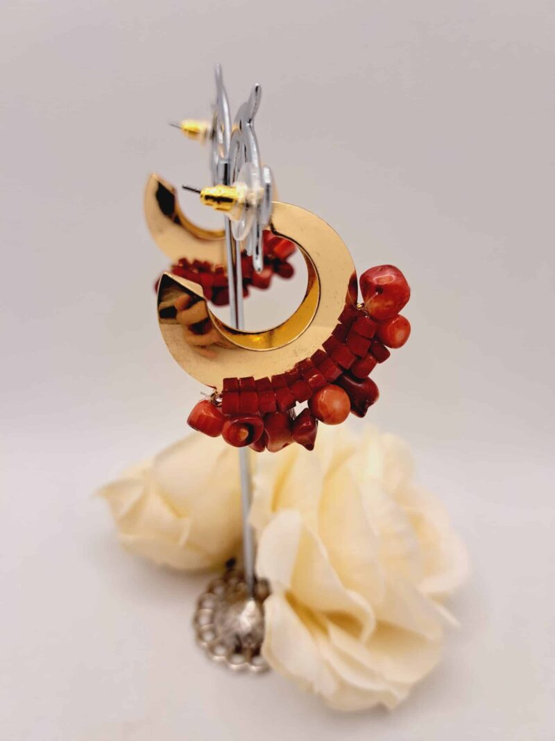 Créole Sarah : Élégance envoûtante, diamètre 3cm, une touche de sophistication – Image 3