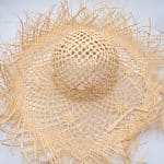 Chapeau Adriana en paille tressée