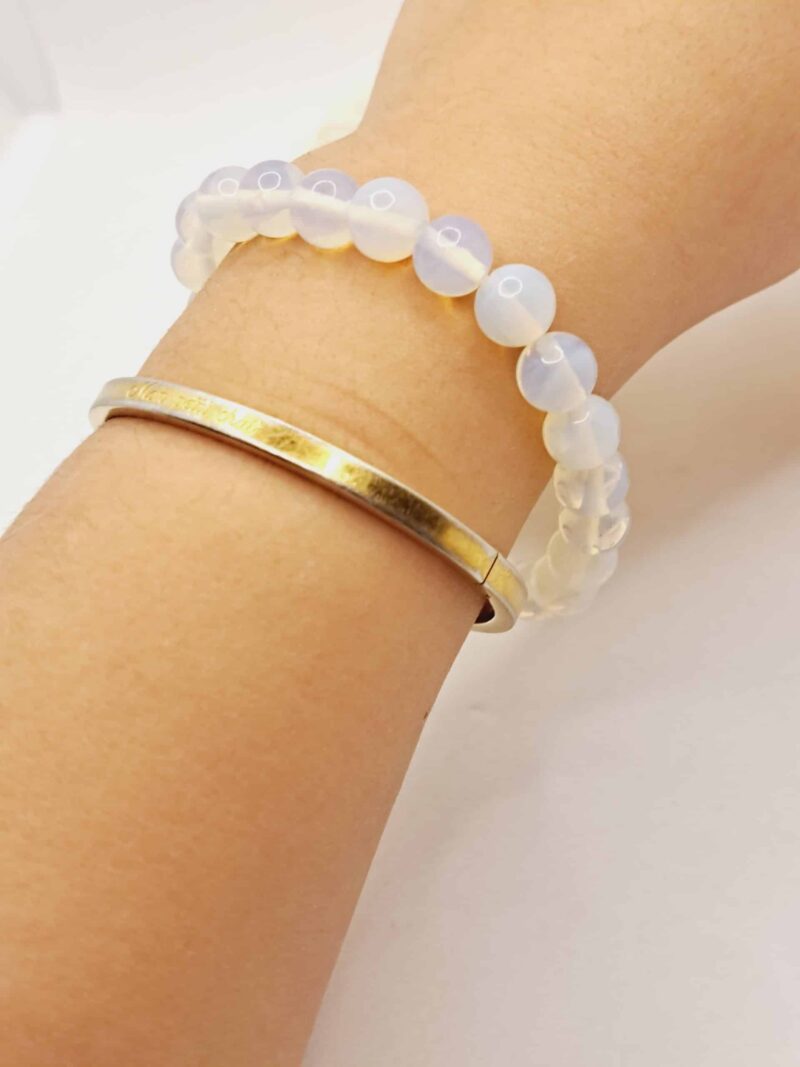 Bracelet Pierre de Lune Naturelle 19 cm - Taille sur mesure disponible – Image 9