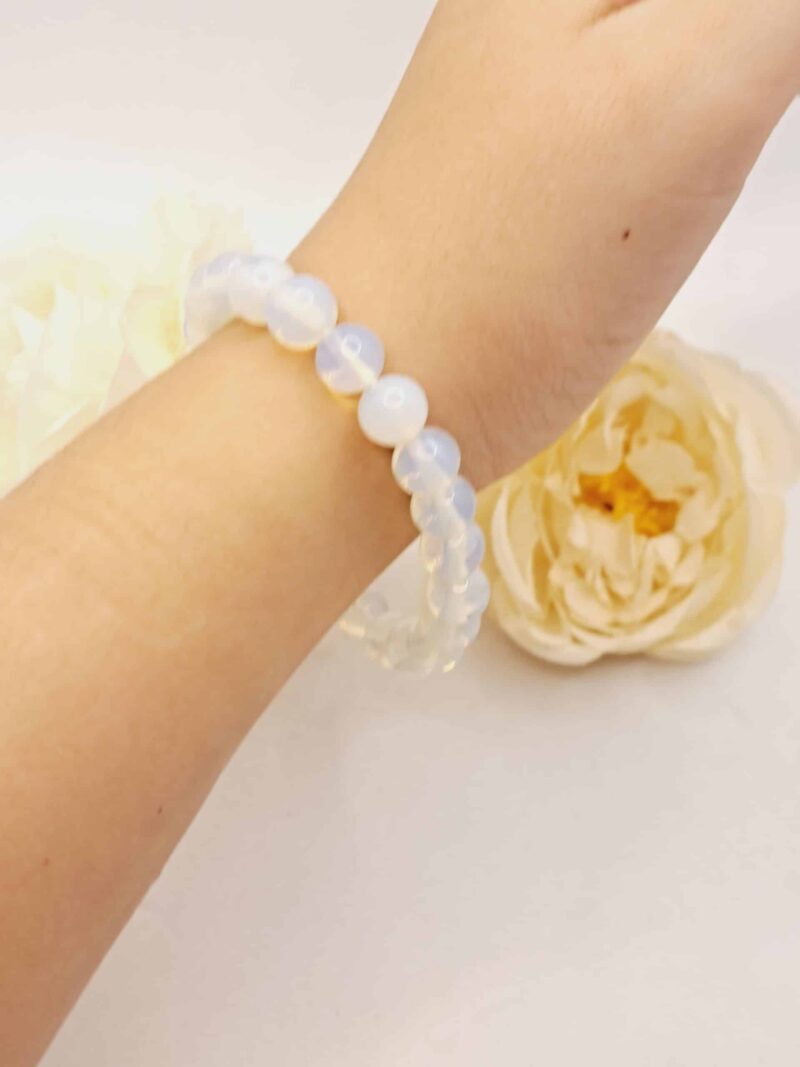 Bracelet Pierre de Lune Naturelle 19 cm - Taille sur mesure disponible – Image 4