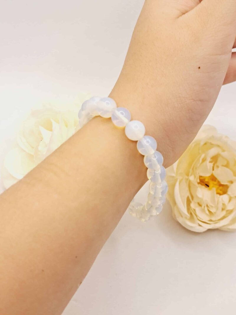 Bracelet Pierre de Lune Naturelle 19 cm - Taille sur mesure disponible – Image 7