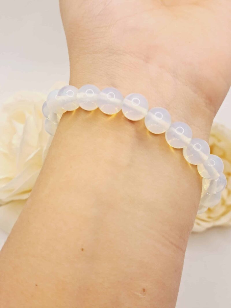 Bracelet Pierre de Lune Naturelle 19 cm - Taille sur mesure disponible – Image 3