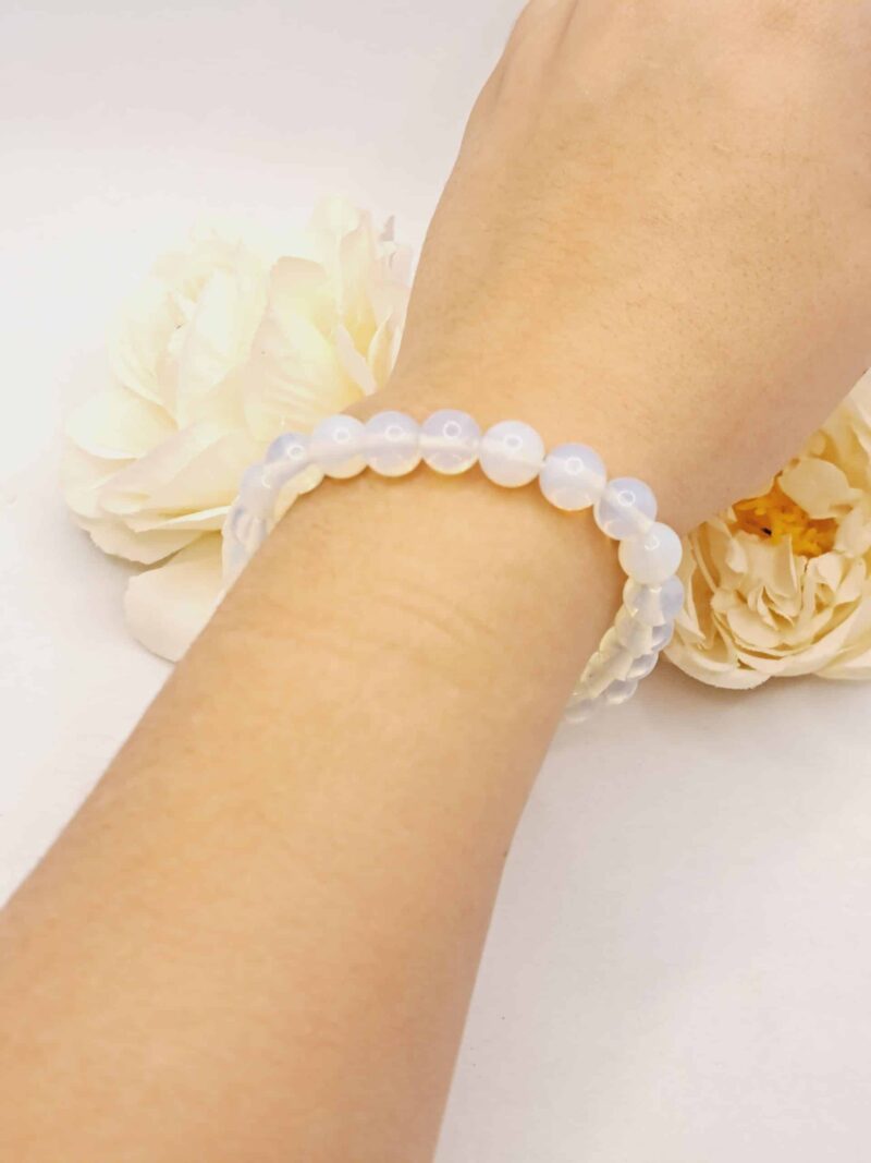 Bracelet Pierre de Lune Naturelle 19 cm - Taille sur mesure disponible – Image 5