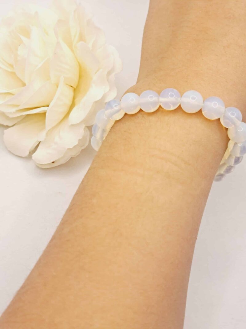 Bracelet Pierre de Lune Naturelle 19 cm - Taille sur mesure disponible – Image 8