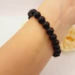Bracelet Obsidienne - Soutien, courage et protection - 19 cm