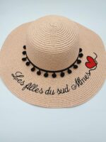 Chapeau Fait Main Les Filles Du Sud Nîmes - Taille Réglable - Personnalisation Disponible – Image 3