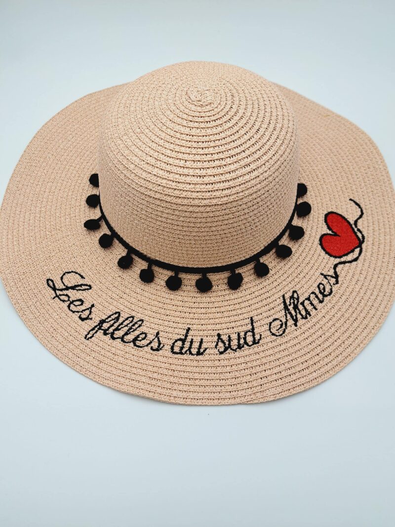 Chapeau Fait Main Les Filles Du Sud Nîmes - Taille Réglable - Personnalisation Disponible – Image 5