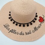 Chapeau Fait Main Les Filles Du Sud Nîmes - Taille Réglable - Personnalisation Disponible