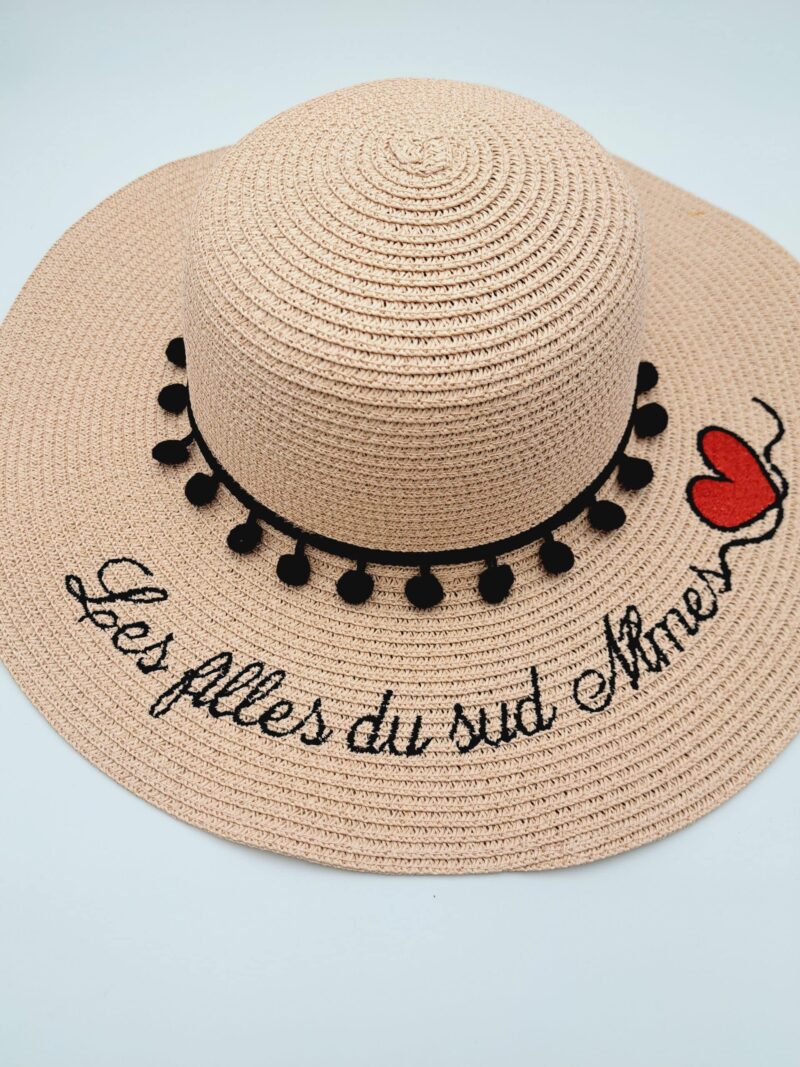 Chapeau Fait Main Les Filles Du Sud Nîmes - Taille Réglable - Personnalisation Disponible – Image 7
