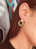 Boucles d'oreilles Violette