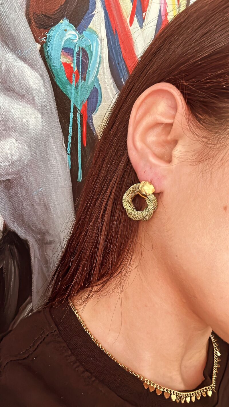 Boucles d'oreilles Violette – Image 3